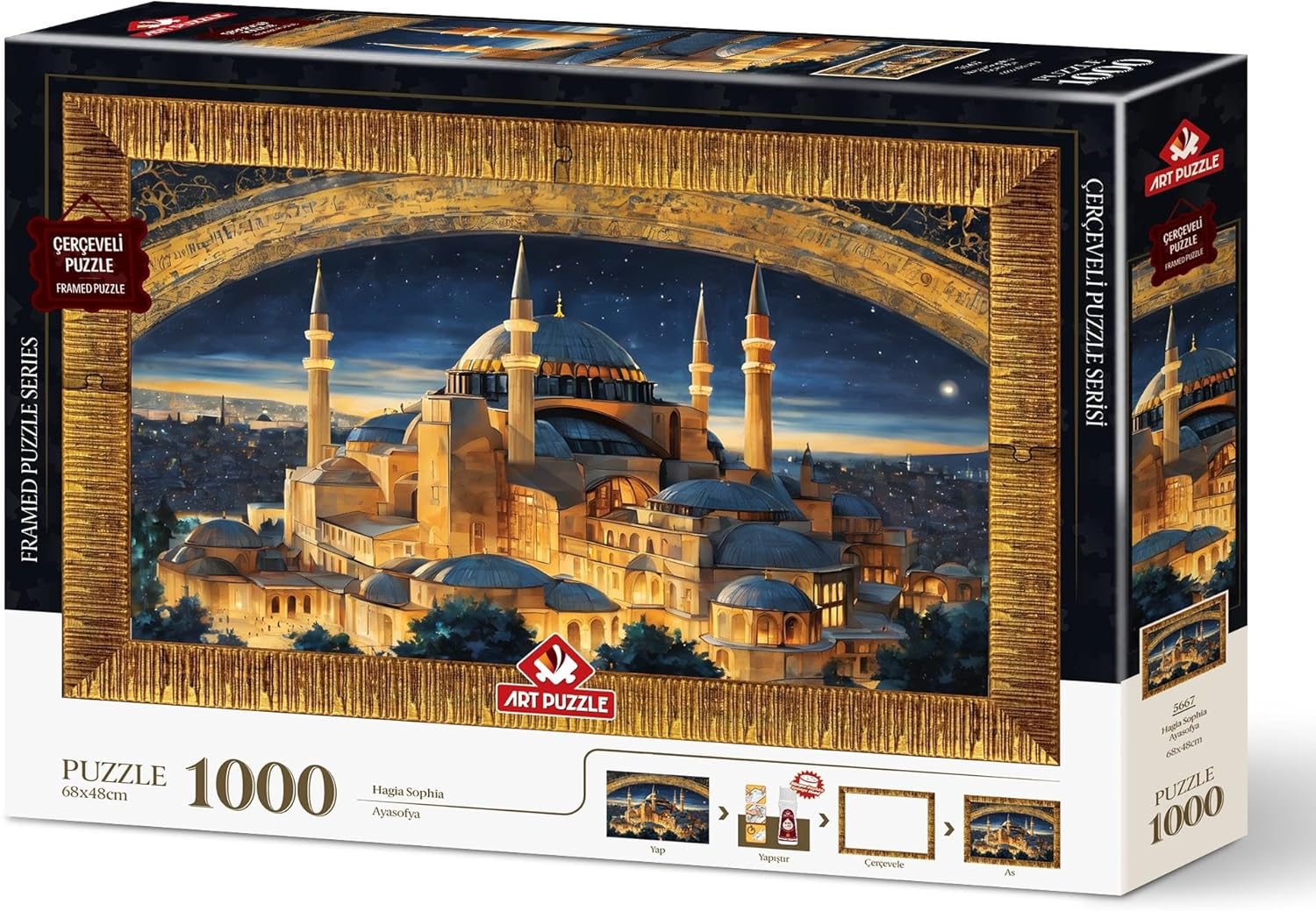 Alternative view of Ayasofya 1000 Parça Çerçeveli Puzzle