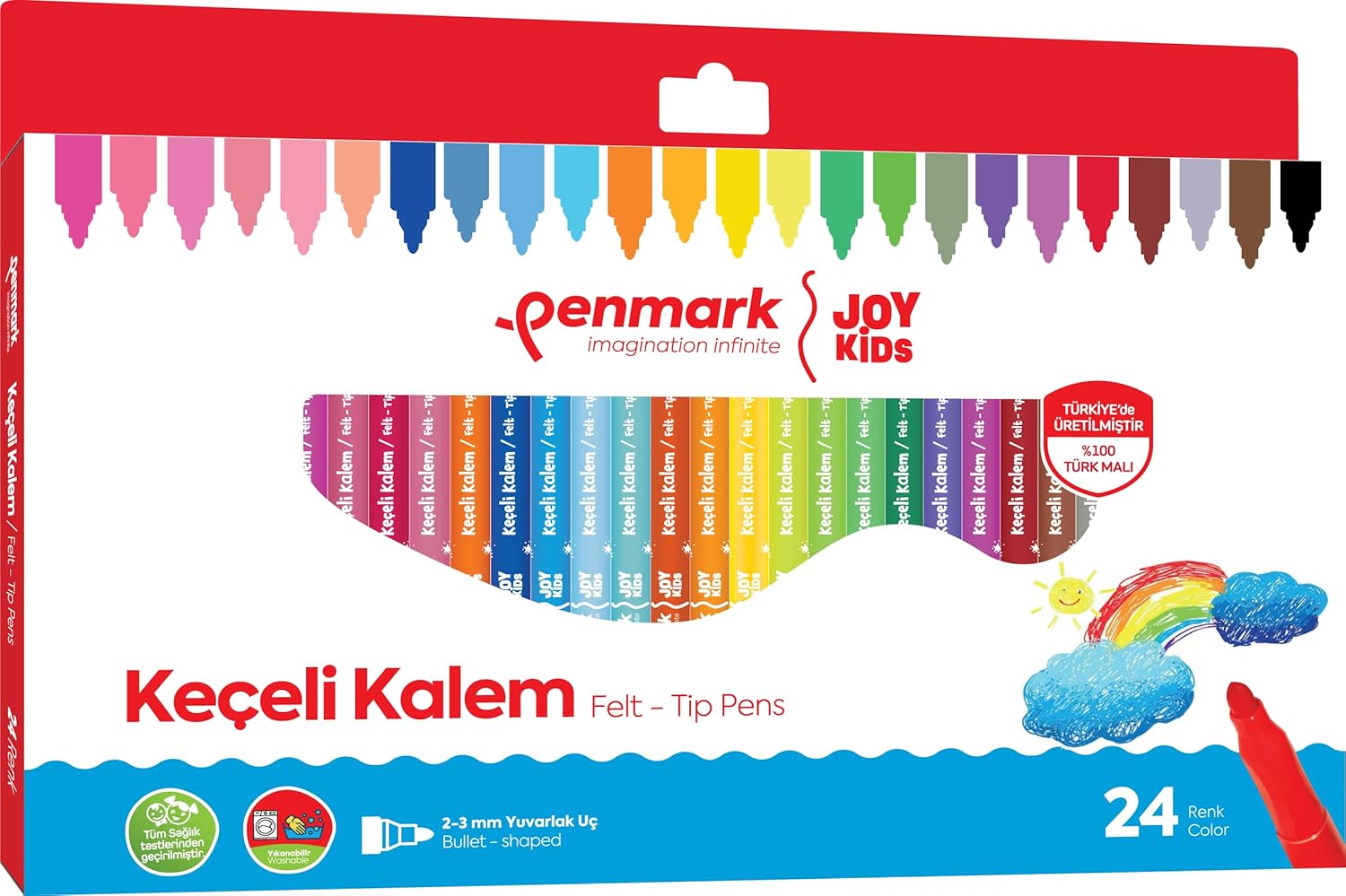 Alternative view of Penmark Süper Yıkanabilir Keçeli Kalem 24'lü Hs