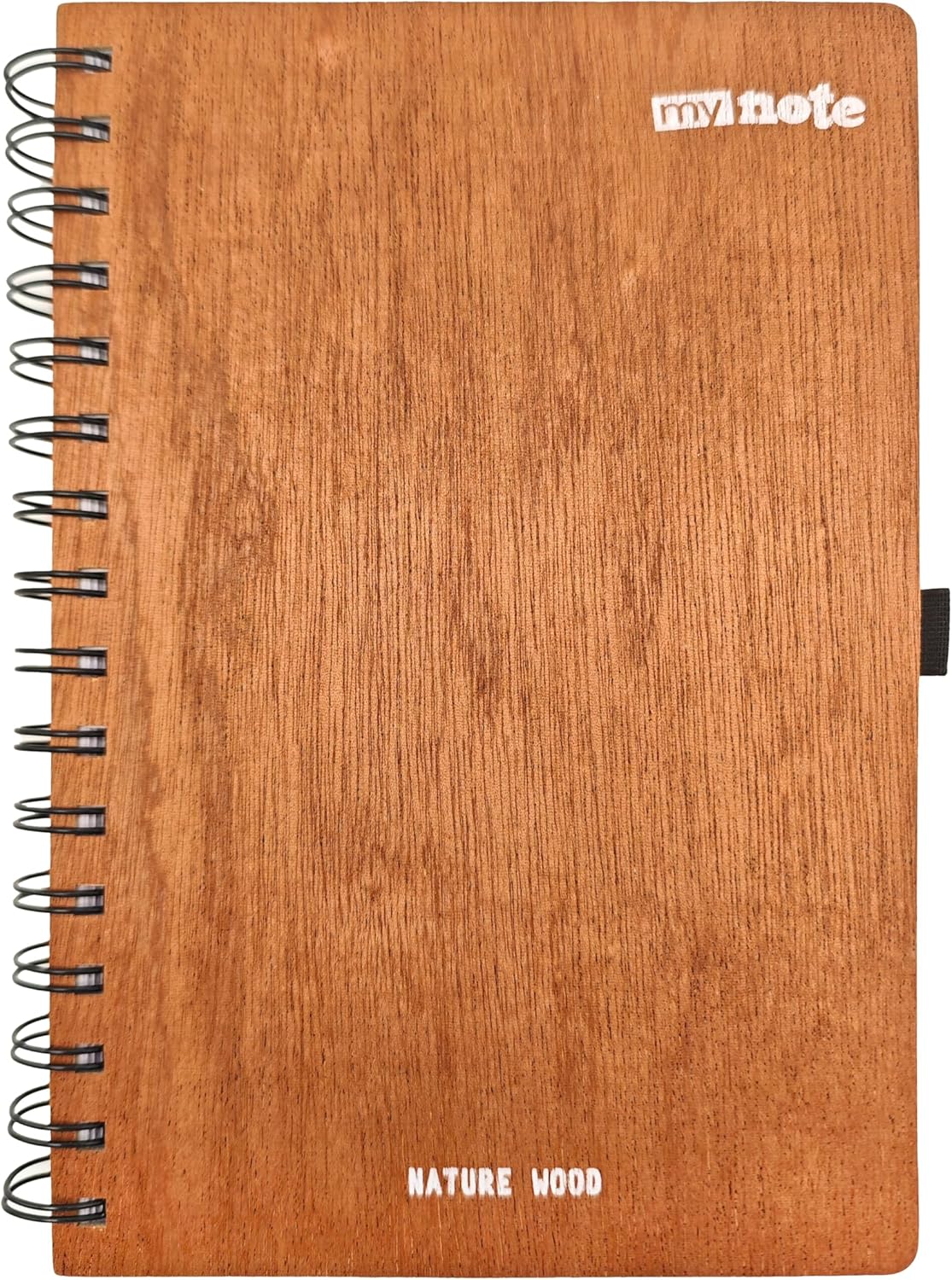 14X21 Spiralli Wood Kapak Defter