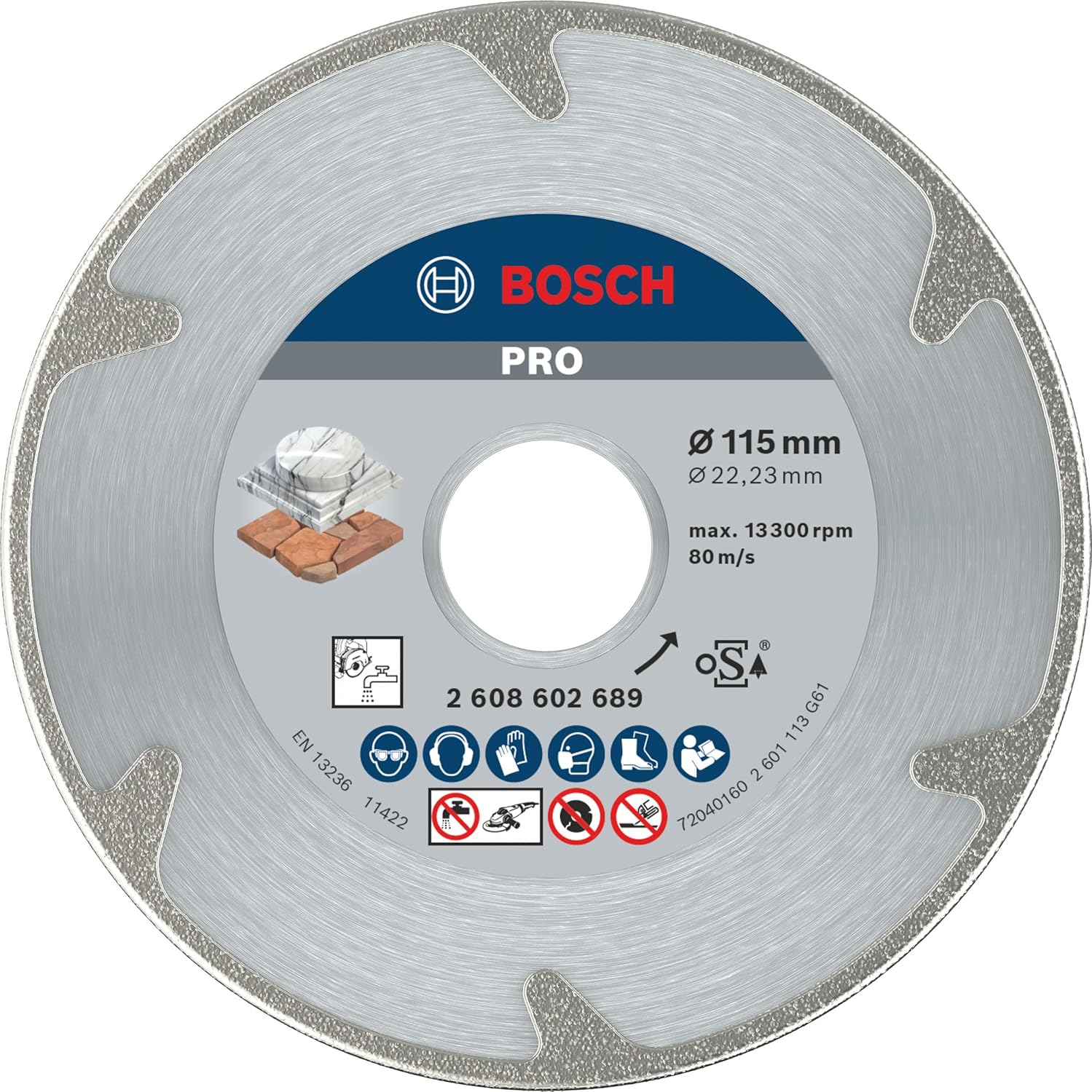 Alternative view of Professional Accessories Best Serisi Mermer İçin Elmas Kesme Diski 115 mm