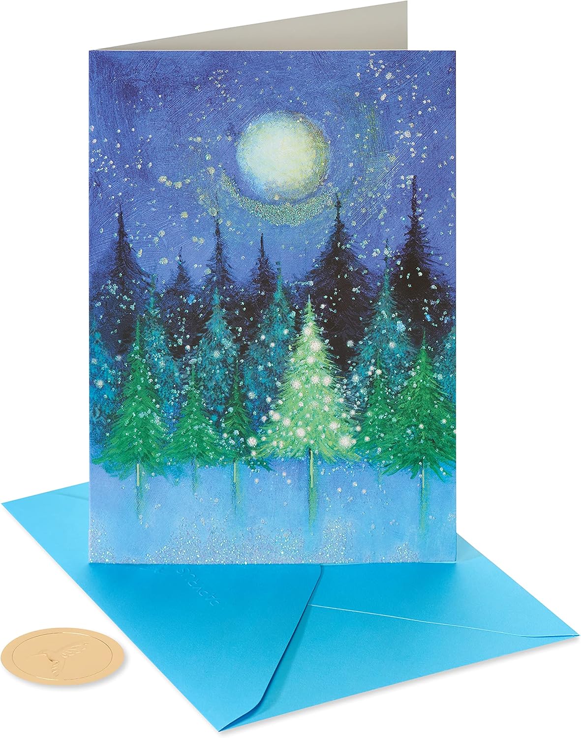 Papyrus Noel kartları, zarflar, mucizeler, mutluluk ve yılın huzuru, Noel ağacı (14 adet)