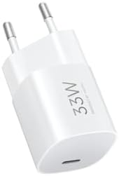 Alternative view of Xiaomi 33W Nano Power Adapter (USB-C) EU Küçük ve Kompakt Hızlı Şarj Adaptörü Beyaz, Xiaomi 33W Nano Power Adapter (USB-C)