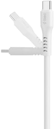 60W PD/QC Type-C to Type-C Ultra Hızlı Şarj ve Data Kablosu Neon (Neon Beyaz) 2DK59B