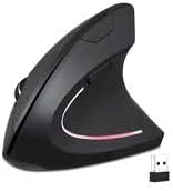 Kenly Dikey Ergonomik Kablosuz Mouse – Sessiz Tıklama, Bilek Dostu Tasarım, 2.4G USB Alıcılı, Ayarlanabilir DPI, Bilgisayar ve Laptop Uyumlu Ergonomik Mouse - Görsel 3