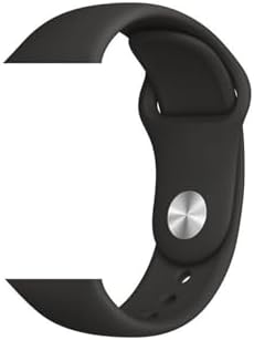 Alternative view of - Apple ile uyumlu Watch 38mm 40mm 41mm 1/2/3/4/5/6/se/se2/7/8/9 Spor Silikon Kordon 16-açık Gri