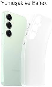 Alternative view of Süper İnce Mat Ultra Thin Silikon Kılıf Beyaz  Galaxy A25 ile uyumlu