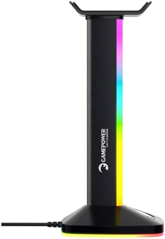 Alternative view of GamePower EliteRack RGB Gaming USB3.0 Oyuncu Kulaklık Standı