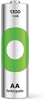 Alternative view of GP Batteries ReCyko 1300 AA Kalem Ni-Mh Şarjlı Pil, 1.2 Volt, 4'lü Kart