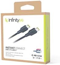 by Harman - InstantConnect Kablo USB-C USB-C,Mavi,1.5m