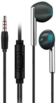 K103 3.5mm Jack Girişli Metal Nikelajlı Yüksek Ses Sporcu Kulak İçi Extra Bass Kulaklık Stereo siyah - Görsel 3