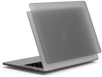 MacBook Pro 13 Kristal Şeffaf Kılıf A1706 A1708 A1989 A2159 A2251 A2289 A2338 M1 M2 Uyumlu Parmak İzi Bırakmaz İnce Hafif Sert Kapak Gri - Görsel 3