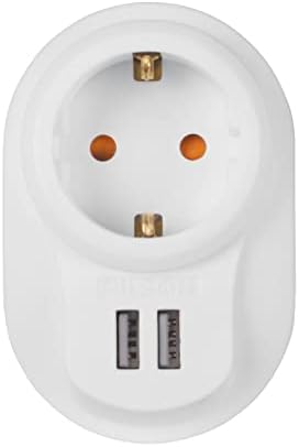 Nilson Tekli Akım Korumalı Priz 2'li USB Hızlı Şarj