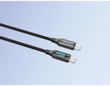 X-PowerDigi 5A 100W 120 Cm Type-C To Type-C Dijital Ekranlı Hızlı Şarj/Data Kablosu
