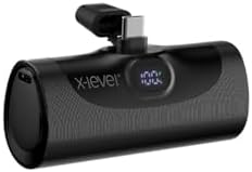 X-Level Mini PowerBank Şarj Cihazı, 5000 mAh, 20W Hızlı Şarj, Type-C Giriş ve Çıkış, Ultra Mini, Yüksek Kalite, Akım Korumalı, Aşırı Şarj Koruma, Yatay Stand, Led Ekranlı, XP2304, Siyah - Görsel 3
