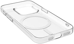 iPhone 15 Pro ile Uyumlu Zore Porto MagSafe ile Uyumlu Şeffaf Sararma Önleyici Darbeye Dayanıklı İnce Kılıf – Şeffaf - Görsel 2