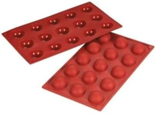Kaktüs Elz Küre 15'li Silikon Kek Pasta Buz Kalıbı Kahverengi Ecmelnm445 Frntr 1127478, Kahverengi - Görsel 2