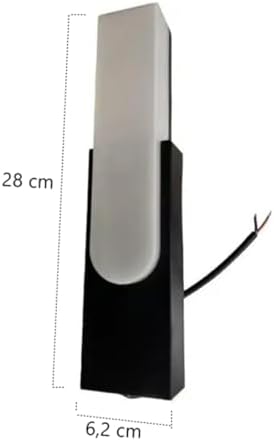 Alternative view of Dekoratif LED Aplik, Çift Yönlü, 10W, 3200K Gün Işığı, Siyah, Çift Yönlü Işık Led Duvar Aydınlatma Cata Hawai İç ve Dış Mekan