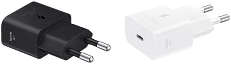 Hızlı şarj adaptörü, enerji tasarruflu şarj cihazı, USB-C veri kablosu, 25 Watt, siyah, EP-T2510X