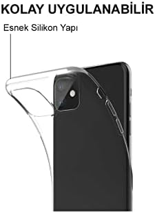 Alternative view of Apple iPhone SE 2020 ile uyumlu Kapak 1mm Şeffaf Silikon Kılıf