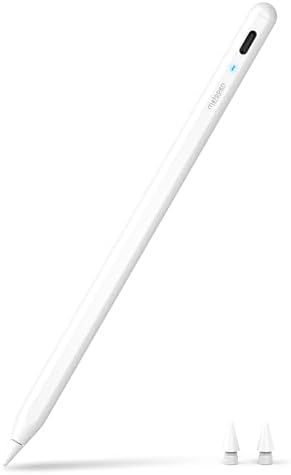 Alternative view of Metapen Kalem A8 iPad 2018-2025 ile Uyumlu, 2X Daha Hızlı Şarj, Avuç İçi Reddi, Eğim Hassasiyeti Stylus Kalem Apple iPad 11/10/9/8/7/6 Gen, Pro 12.9/11'', Air 3.-5. Mini 5./6 (Beyaz)