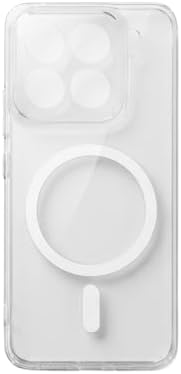- Xiaomi 15 ile uyumlu Mi MagSafe ile uyumlu Şeffaf Mika Sert Kılıf Darbe Korumalı Sararmaya Dirençli - Beyaz - Görsel 3