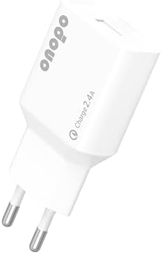 Onopo S2 12W 2.4A USB Şarj Adaptörü, Akıllı Koruma Sistemi, Kompakt ve Taşınabilir Tasarım – Telefon, Tablet, Powerbank ve USB Destekli Cihazlar için Uyumludur - Görsel 3