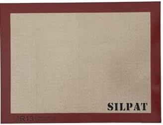 A1 Fırınlanabilir Kendinden Yağlı Silikon Pişirme Matı, Profesyonel Silpat Yanmaz Yapışmaz Yıkanabilir Silikon Pişirme Matı 30cmx40cm - Görsel 3