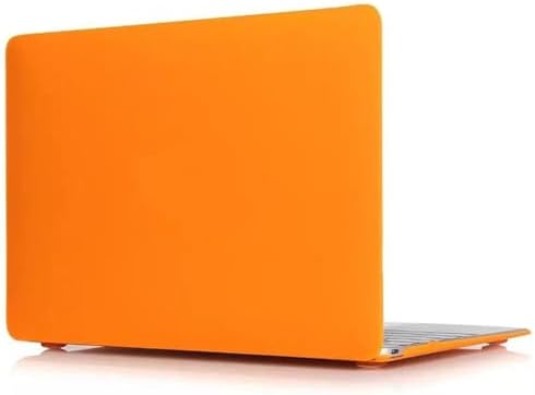 MacBook Air Kılıf 13 inç A1369 A1466 Uyumlu Mat TPU Sert Kapak İnce Hafif Koruyucu Hard Shell Darbe Emici Laptop Kılıfı Çizilmelere Karşı Koruma Turuncu - Görsel 3