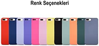 Apple iPhone 7 Plus ile Uyumlu Kapak İçi Kadife Lansman Silikon Kılıf - Siyah - Görsel 2
