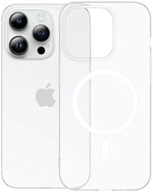 iPhone 16 Kılıf MagSafe Manyetik Uyumlu Yarı Saydam Mat Darbe Emici PC + TPU Sert Koruma Lens Yükseltilmiş Şeffaf - Görsel 3
