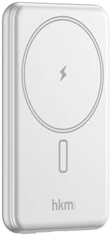 MAG LITE Wireless 5.000 mAh 20W MagSafe Uyumlu Manyetik Kablosuz Powerbank, Ultra İnce, Gümüş Renk - Görsel 2