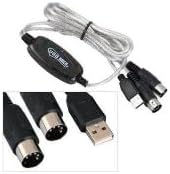 Alternative view of Usb midi kablo usb 2 x 5 pin midi kablo 5 pin midi kablo usb çevirici