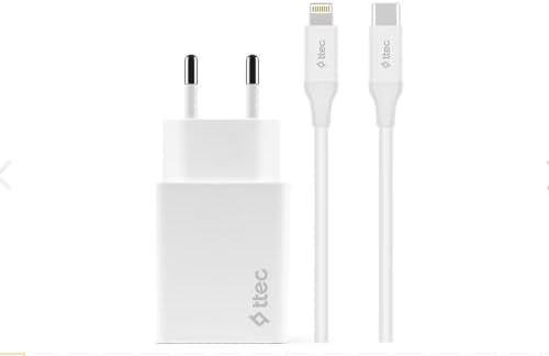 Alternative view of 2SCS22BL  Smartcharger Pd 20W Seyahat Hızlı Şarj Aleti+Usb-C - Lightning ile Uyumlu 150CM Kablo Beyaz