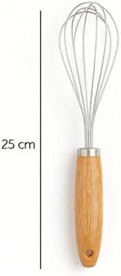 Bambu Mutfak Çırpıcı, Kek Yumurta Çırpıcı, Paslanmaz Çelik, Ergonomik Sap, Dayanıklı, Çok Amaçlı, Ev Tipi, Profesyonel Kullanım, Kolay Temizlik, Şık Tasarım, Uzun Ömürlü, Hafif, Sağlam, Mini! - Görsel 3