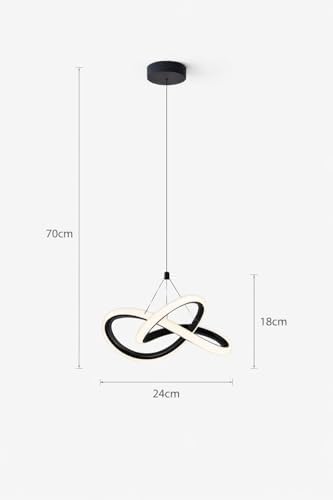 Witchers Tekli Krom Sarkıt LED Avize – Power LED Teknolojili, Ayarlanabilir Kablo, 6500K Beyaz Işık, 24W, 40 m² Aydınlatma, Salon, Mutfak ve Oda İçin Şık Aydınlatma