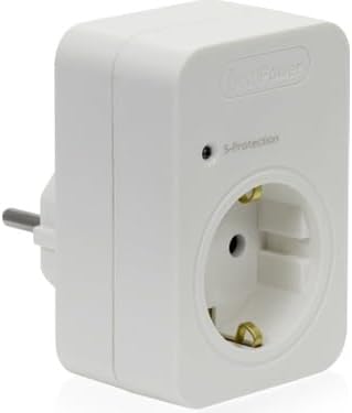 Alternative view of Şok ve Akım Korumalı Fiş-Priz, 16A-250V, Max 3600W 720 Joule, Reset Edilebilir, Sürekli Koruma, Toprak Hatlı, Çocuk Korumalı, Beyaz Renk, E1TD33B