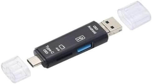 PX-5068 3 in 1 Type-C ve Micro USB OTG Micro SD Kart Okuyucu, TF Hafıza Kartı Çevirici Adaptör, Android Telefon Tablet USB-C Veri Aktarım Dönüştürücü - Görsel 2