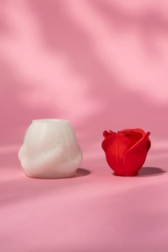 3D Gül Goncası Silikon Mum Kalıbı