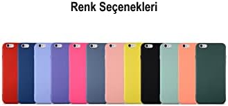 Apple iPhone 6S Plus ile Uyumlu Kapak ile Uyumlu İçi Kadife Lansman Silikon Kılıf - Siyah