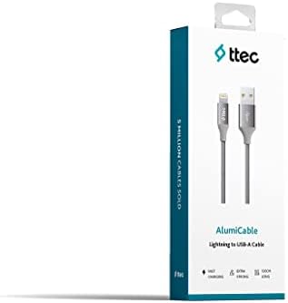 AlumiCable iPhone ile Uyumlu Şarj Kablosu - Uzay Grisi (2DK16UG) - Görsel 3