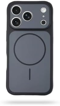 iPhone 15 Pro Uyumlu MagSafe Özellikli Kamera Korumalı iPhone 17 Dönüştürücülü Mayıs Telefon Kılıfı - Mavi (Gri, iPhone 15 Pro) - Görsel 2