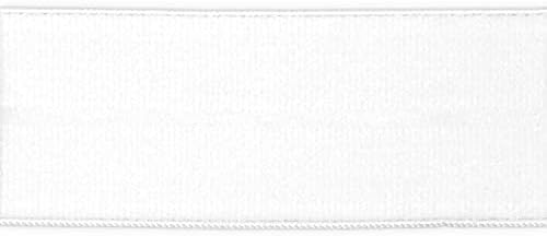 Dritz 9487W Katlanır Dokuma Elastik, 3,5 cm x 24 Yard, Beyaz