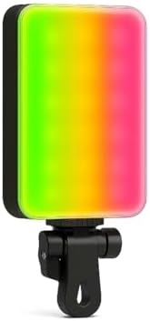 GZ666RGB Clip-Fill Taşınabilir Mini RGB Led Selfie Işığı - Görsel 3