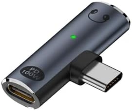 2in1 Type C to 3.5mm Kulaklık Type C 100W Hızlı Şarj Dönüştürücü OTGCX - Görsel 3