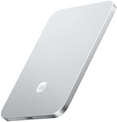 Xiaomi Ultra İnce Manyetik Power Bank 5000 15W Buzul Gümüş
