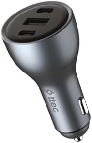 Alternative view of SmartCharger Trio PD 130W Araç Hızlı Şarj Aleti 2 USB-C+USB-A