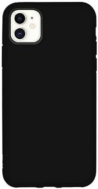 & AKSESUAR iPhone 11 ile Uyumlu İçi Kadife Dışı Mat Yapıya Sahip Koruma Sağlayan Lansman Silikon Kılıf (Siyah) - Görsel 2