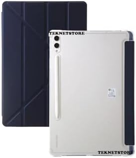 Alternative view of Galaxy Tab S9 Fe Plus 12.4" ile Uyumlu Kalem Bölmeli Uyku Modlu Silikon Kapak Kılıf, Lacivert
