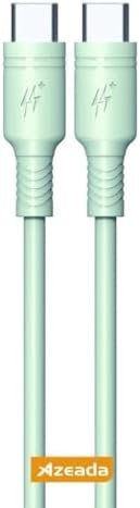 Alternative view of Azeada 60W Type-C to Type-C Şarj ve Data Kablosu 1m Yeşil PD-B82AY (Yeşil, Type-C to Type-C)