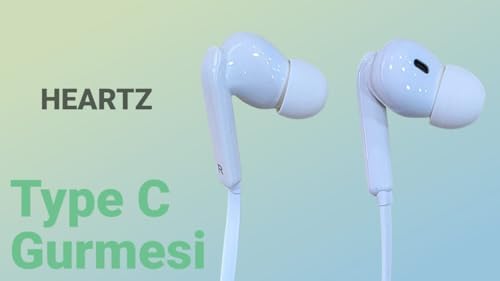 KALIN SİLİKON KABLOLU TYPE C KULAKLIK TÜM TYPEC ÇIKIŞLI CİHAZLARA UYUMLU TAK ÇALIŞTIR TAK KULLAN BLUETOOTH GEREKMEZ MÜKEMEL SES BASS TİZ MİKROFON AAA KALİTE !!! TC21 BEYAZ